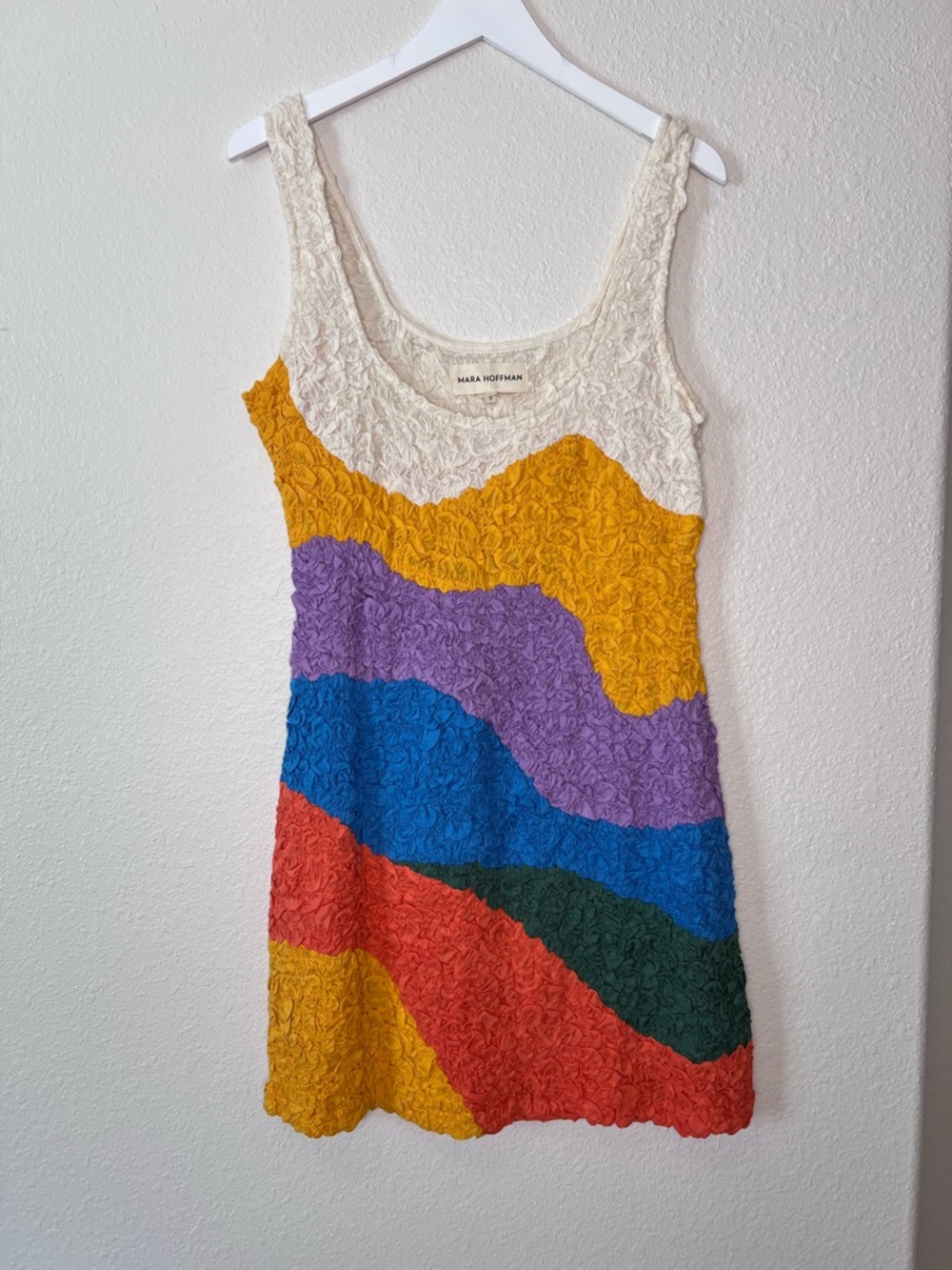 Mara Hoffman Laura Dress Popcorn Meadows size Large Rare - Picture 5 of 9